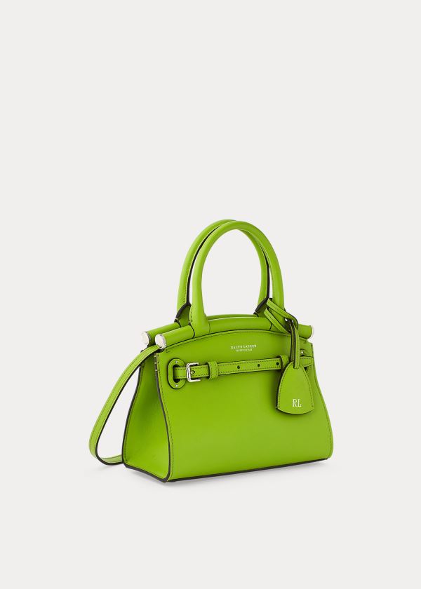 Bolsos De Mano Ralph Lauren Mujer Verdes - Calfskin Mini RL50 - ETQJL8250